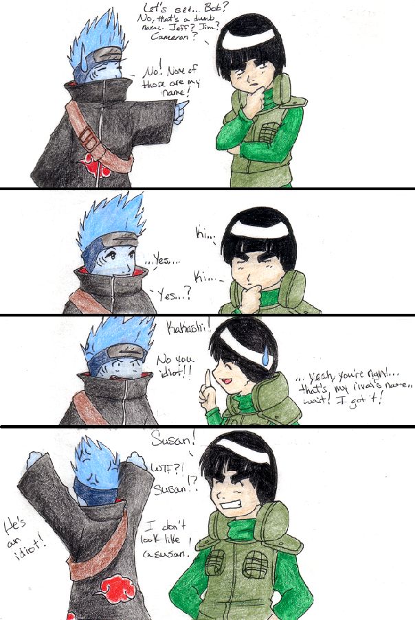 Kisame and Gai....